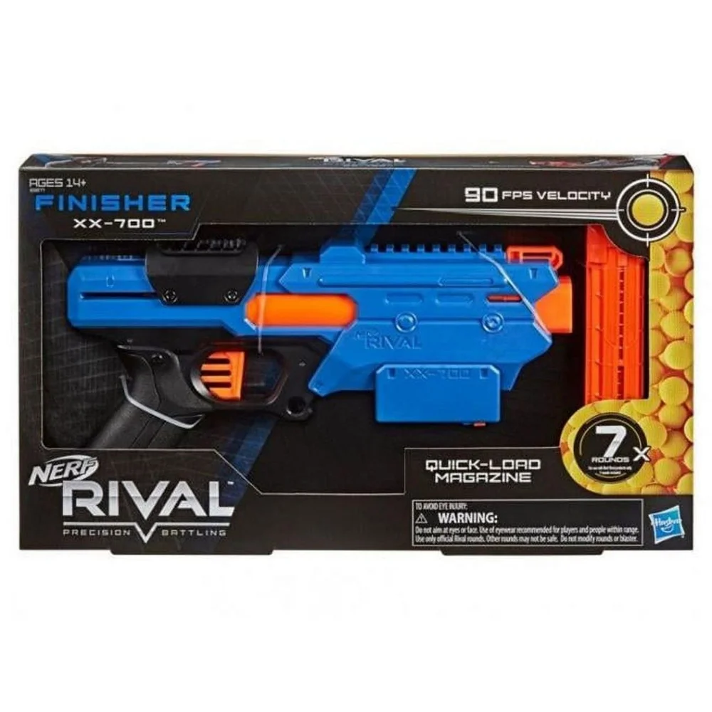 Boys Nerf Finisher XX-700 Action Figure Playset Blue Orange One Size 14+